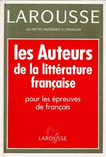 Les auteurs de la littérature française