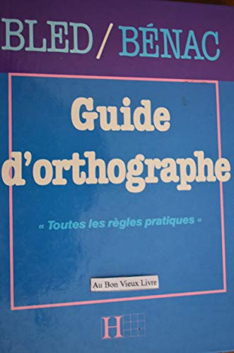 Guide d'orthographe