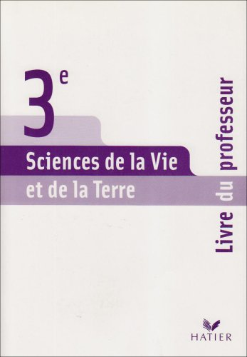 Sciences de la Vie et de la Terre 3e